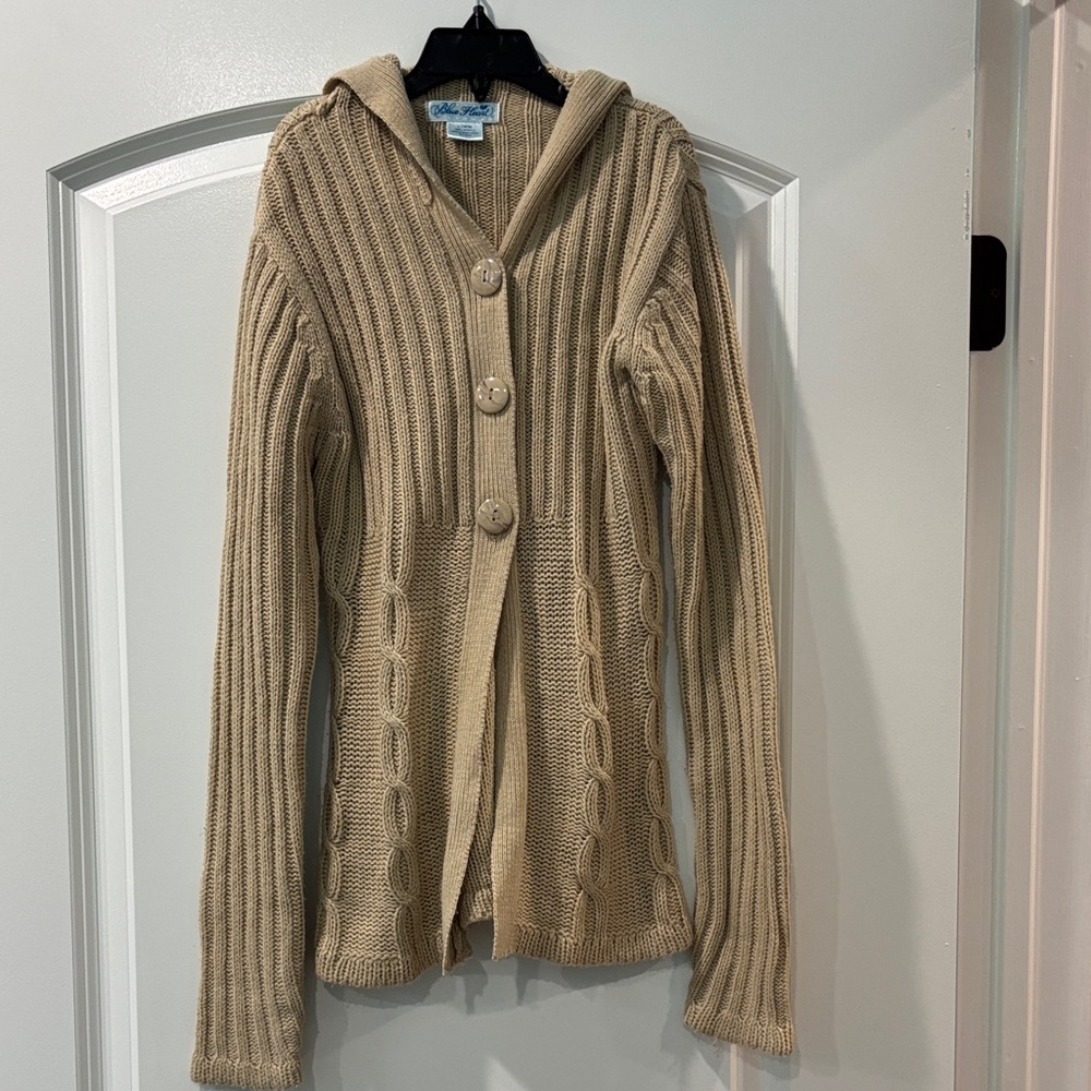 Girls Beige Cardigan